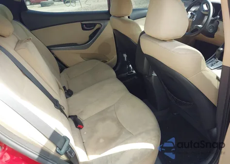 2012 Hyundai Elantra Gls (Ulsan Plant) z USA, uszkodzony, nr VIN KMHDH4AE9CU383683